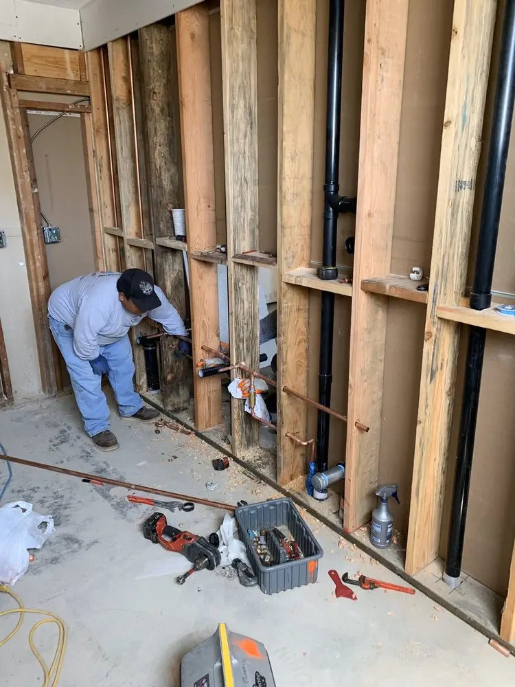 Commercial rough-in plumbing for Gas Line Repair in Glen Mills